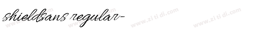 shieldsans regular字体转换 shieldsans regular字体转换